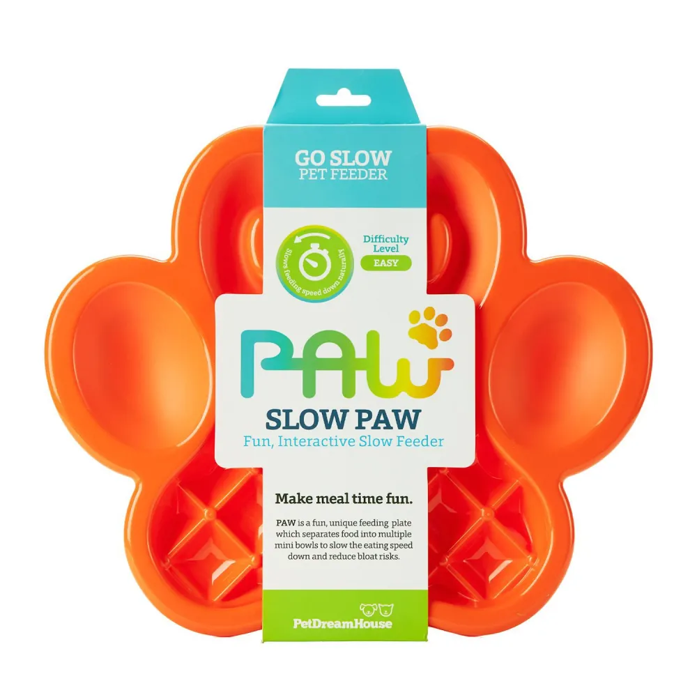 Pdh Slow Feeder Orange Easy
