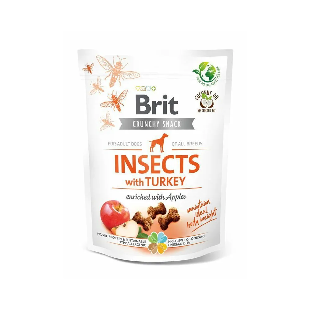 Brit Pies 200G Snack Insect Turkey /6