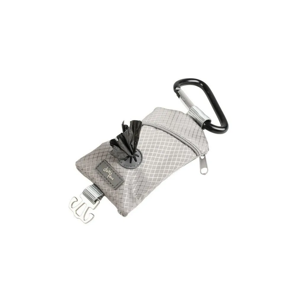 Duvo+ Dyspenser Na Worki Poliester Szary 6X20X1,5Cm   12929