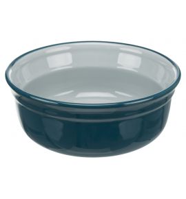 Miska ceramiczna do 24537, 20 cm, petrol/jasnoniebieska