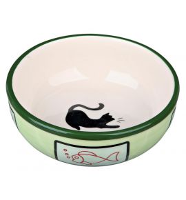 Miska ceramiczna dla kota, 0.35 l/o 12.5 cm