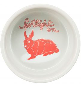 Miska, dla królika, ceramiczna, 240 ml/o 11 cm