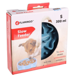 Flamingo Slow Feeder Miska S 300Ml Nieb. 16Cm