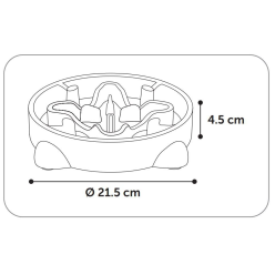 Flamingo Slow Feeder Miska M 800Ml Nieb. 21,5Cm