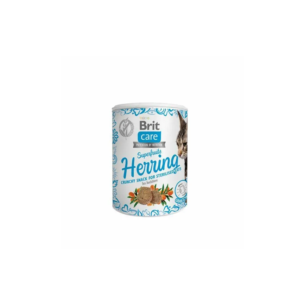 Brit Care Kot Snack 100G Herring /6