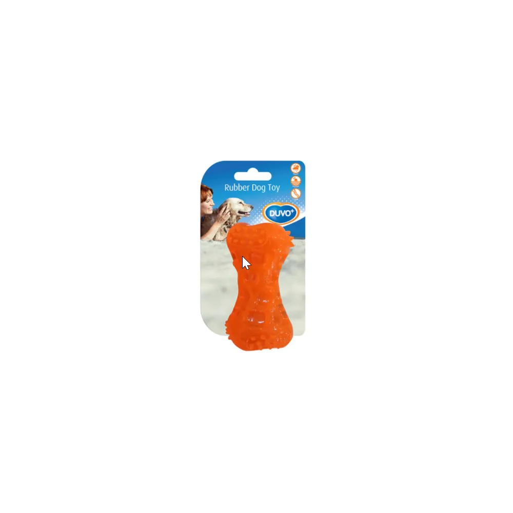 Duvo+ Zabawka Tpr Kość Pływająca   9.5Cm Pomarńczowa/Zielona  1714507  /36