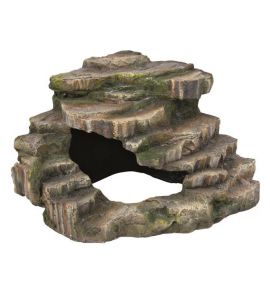 Skałka narożna z jaskinia i platformą, 26×20×26 cm