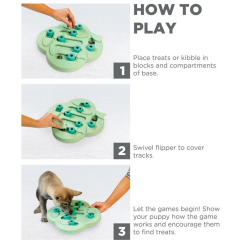 Gra Nina Ottosson Puppy Hide N Slide Green