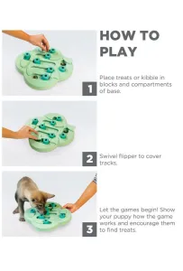 Gra Nina Ottosson Puppy Hide N Slide Green