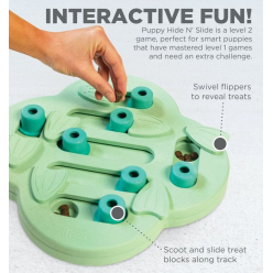 Gra Nina Ottosson Puppy Hide N Slide Green