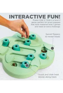 Gra Nina Ottosson Puppy Hide N Slide Green