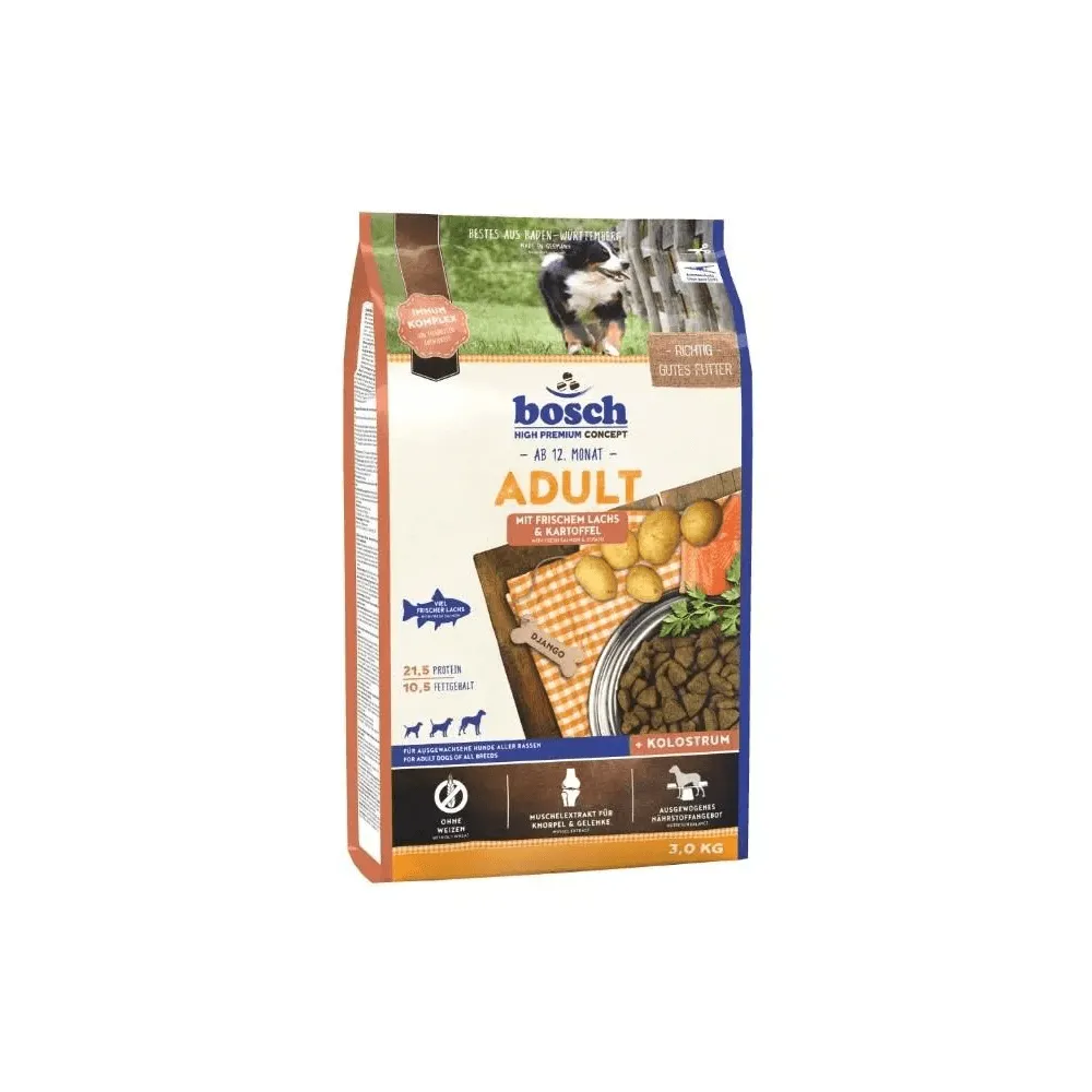 Bosch Pies 3Kg Adult Łosoś+Ziemniaki  /4