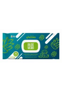 Record Chusteczki Aloe Vera Xl 80Szt      Antybakteryjne