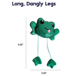 Petstages Toss 'N Dangle Frog – Interaktywna Zabawka dla Kota