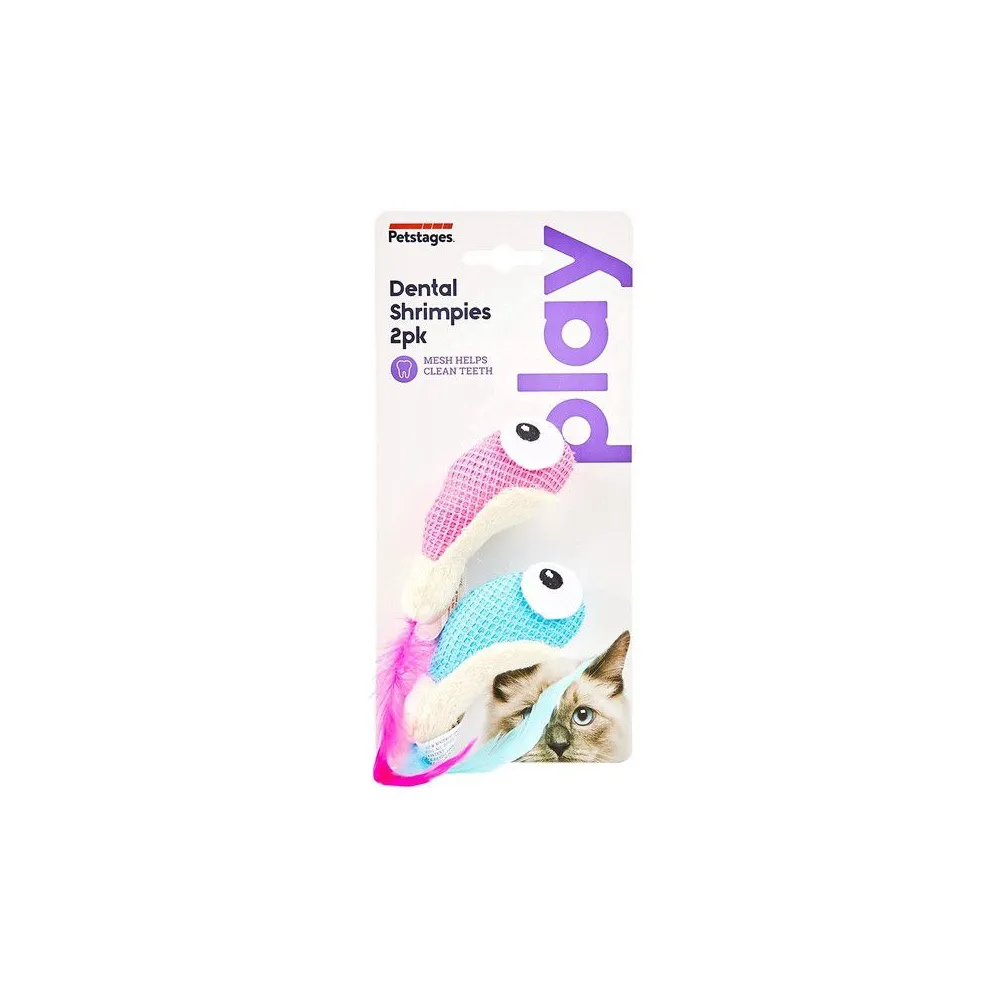 Petstages Zab. Kot Krewetki Dental 2Szt Ps67836