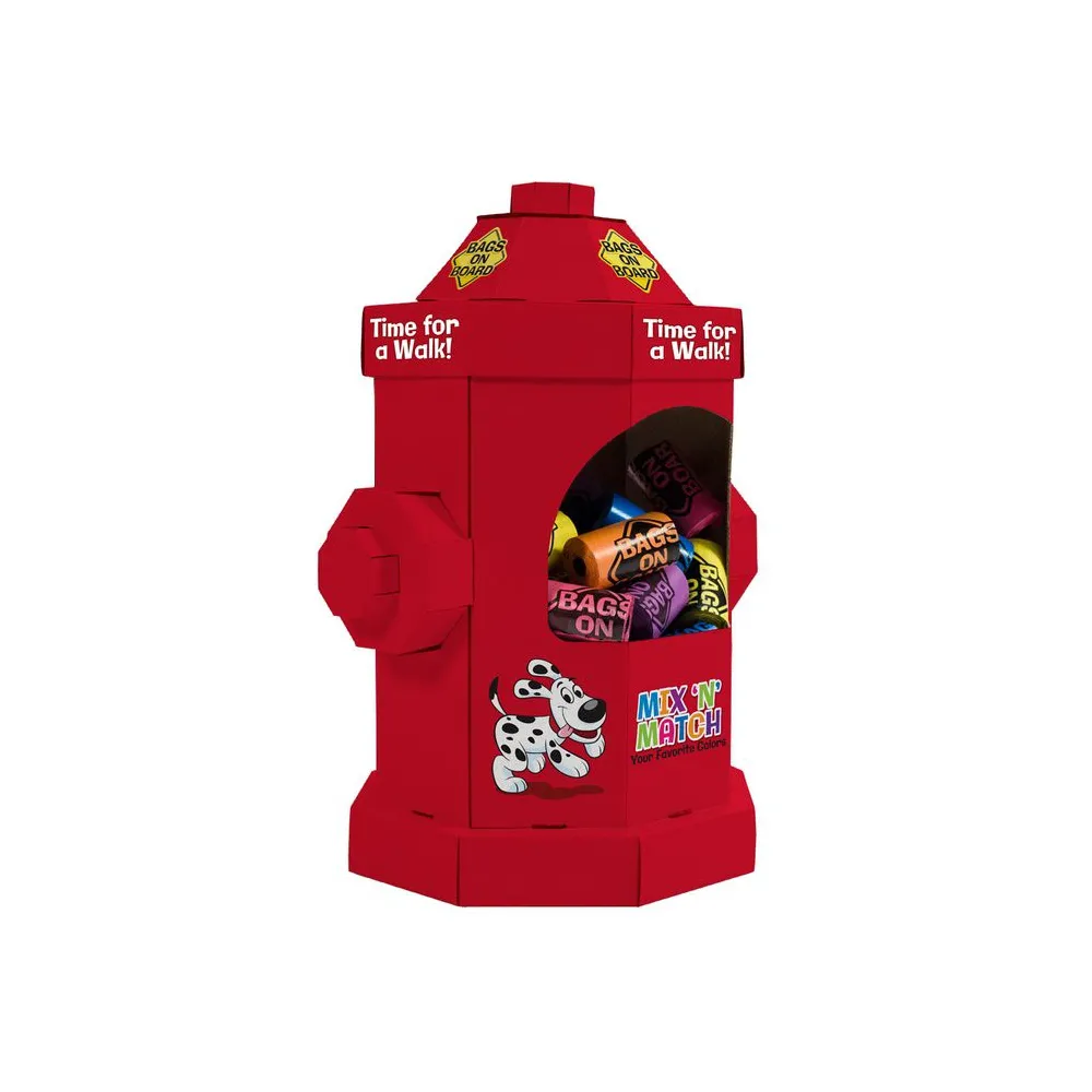 BOB DISPLAY HYDRANT KARTON + 60 ROLEK WOR.