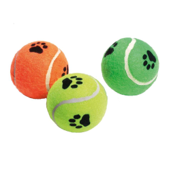 FLAMINGO PISZCZĄCA PIŁKA TENISOWA 3szt