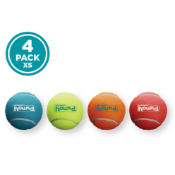 OUTWARD HOUND PIŁKI TENISOWE 4szt MIX  3,81cm XS