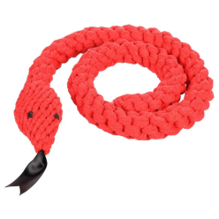 FLAMINGO FLOCCO WĄŻ ZE SZNURA CZERWONY 95cm