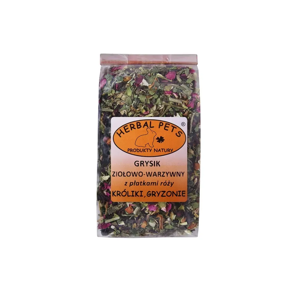 Herbal Pets Grysik Ziołowo-Warzywny  Z Płatkami Róży 100G /10 Lok.6