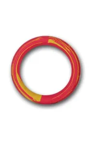 Ciężka, kauczukowa obręcz dla psa marki Fixi Ringo o średnicy 16 cm, w jednolitym, jaskrawym kolorze.