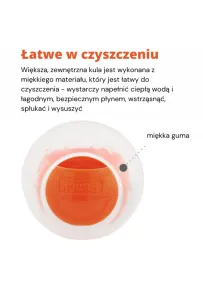 Nina Ottosson Dog Rumble Puzzle – Interaktywna Piłka na Smakołyki