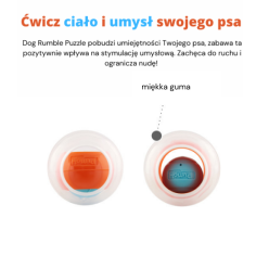 Nina Ottosson Dog Rumble Puzzle – Interaktywna Piłka na Smakołyki