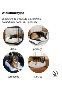 Best Friends Crate Mat Bolster 75X43Cm Frost