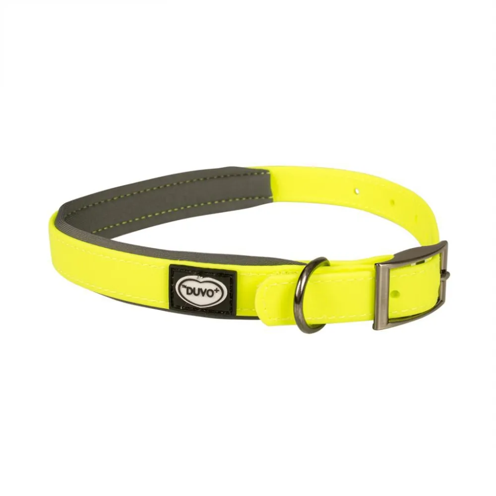 Duvo+ Obroża Neonowa Pvc Żółta "L" 35-55Cm/20Mm