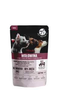 Pet Republic Pies Saszetka 100G Wołowina  Mini Sos /24