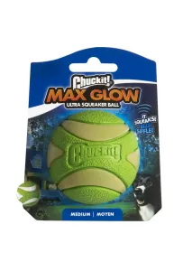 Max Glow Ultra Squeaker Ball Medium