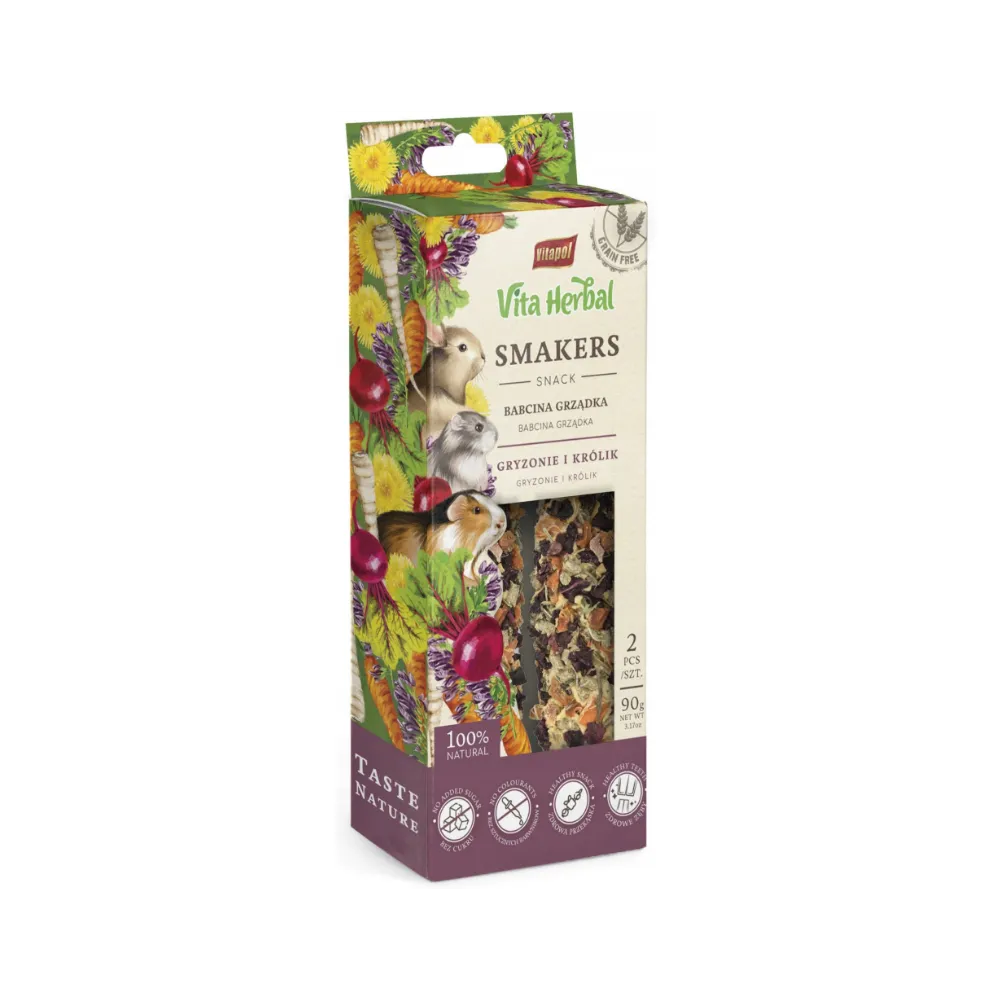 Vitapol Vita Herbal Smakers Babcina Grządka 90G 5Szt/Disp