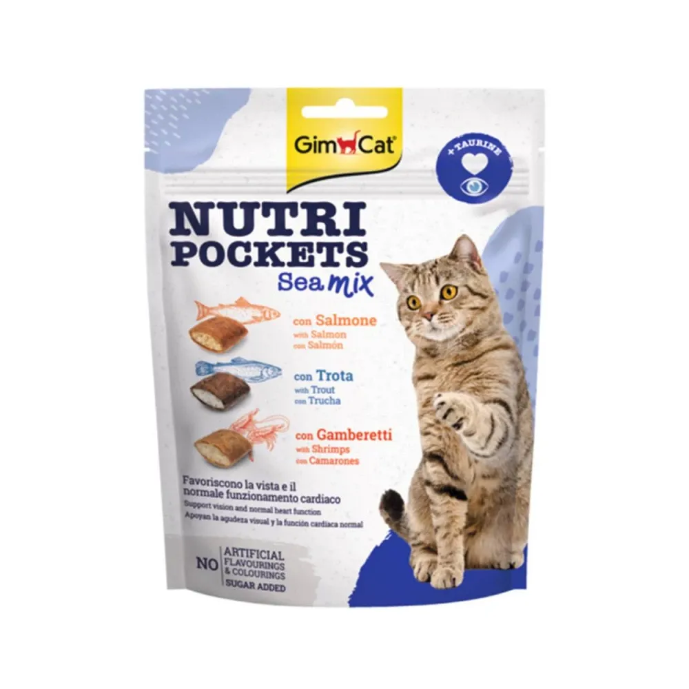 Gimcat Nutri Pockets 150G Sea Mix /10