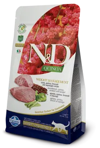 Farmina Kot N&D 300G Weight Managment Jagnięcina, Quinoa, Brokuły I Szparagi.