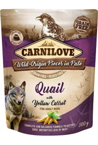 Carnilove Pies Sasz.300G Quail& Yellow Carrot   / 12