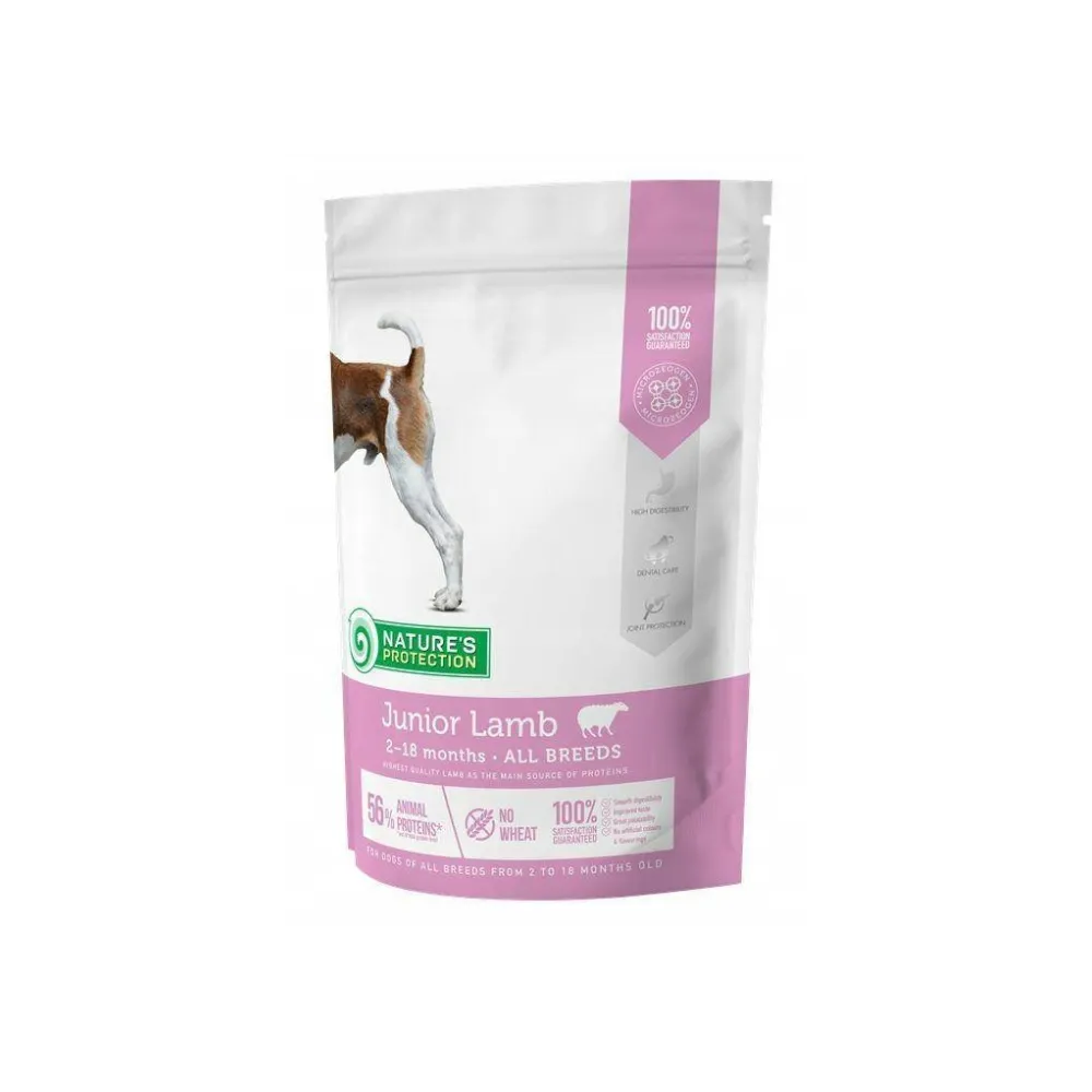 Natures Protection Pies  500G  Junior     Lamb All Breeds      /10