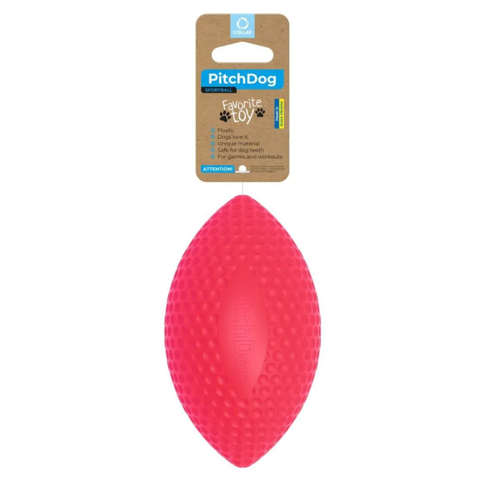 PitchDog PIŁKA SPORTOWA 9cm RÓŻOWA