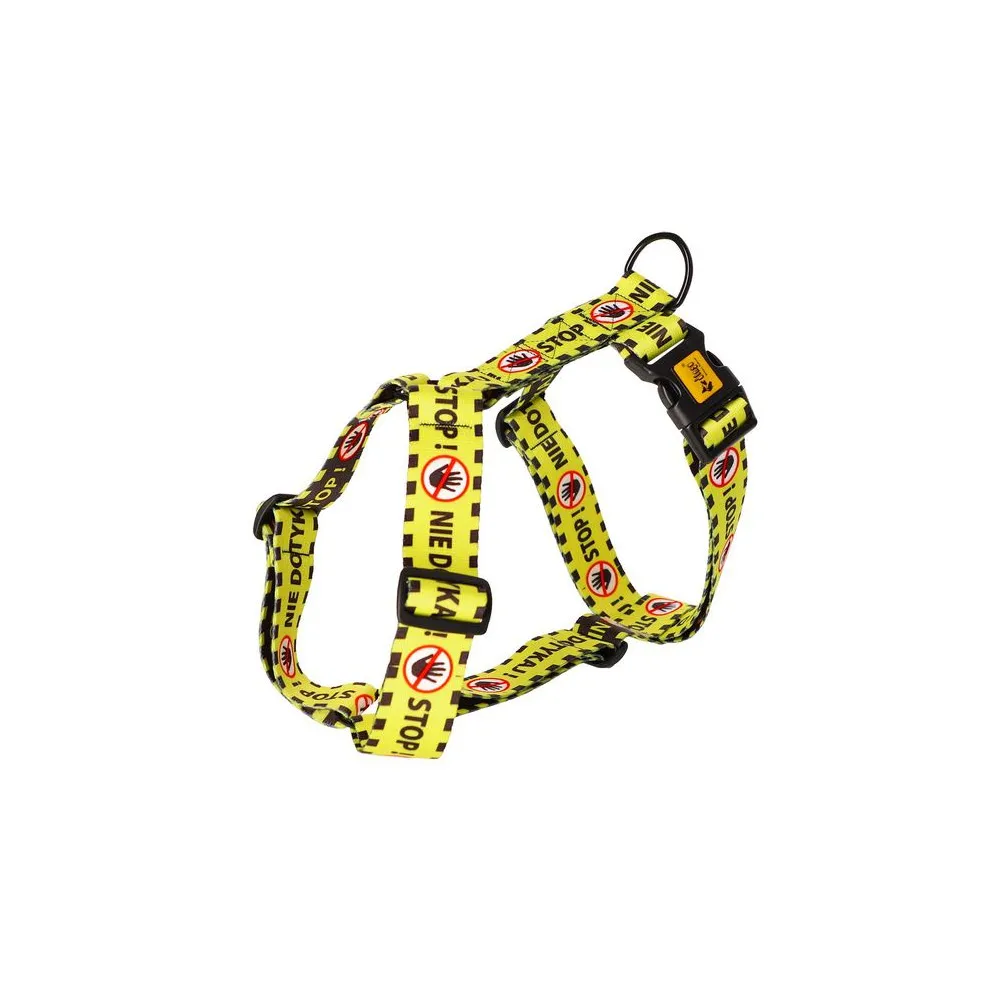 Dingo Szelki dwupaskowe Guard City - Nie Dotykaj rozmiar L