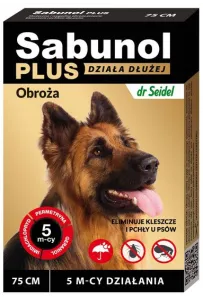 Sabunol Obroża Plus przeciw pchłom dla psa 75cm