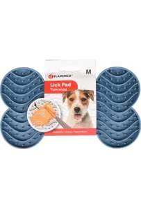 Flamingo Lick Pad Mata antystresowa M niebieska