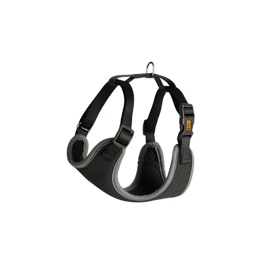 Dingo Szelki bezuciskowe z dwupaskową regulacją M czarne