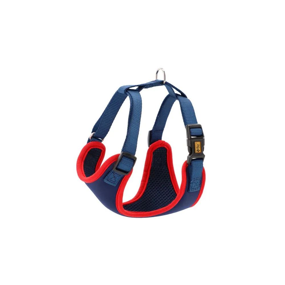 Dingo Szelki bezuciskowe z dwupaskową regulacją S granatowe