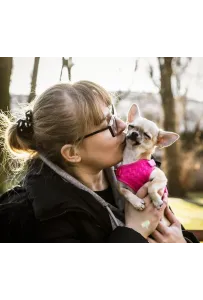 Dingo Szelki bezuciskowe z dwupaskową regulacją S różowe