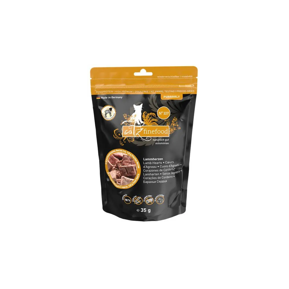 Catz Finefood Purrrrly N.107 Serca jagnięce 35g