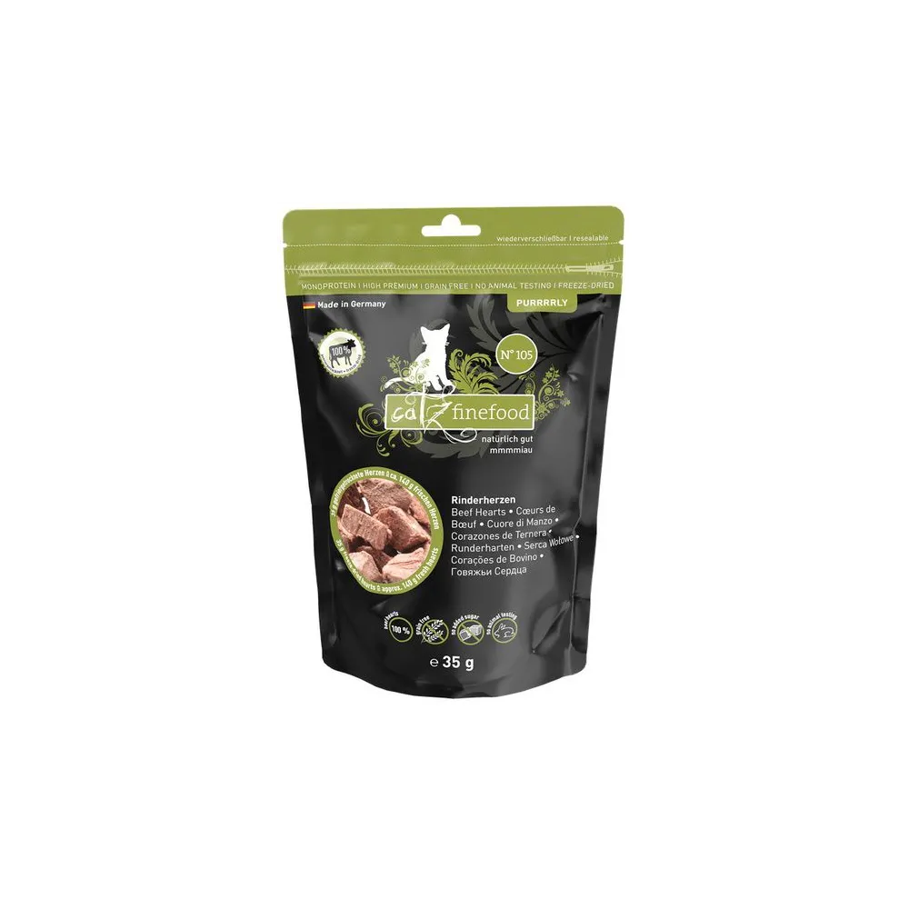 Catz Finefood Purrrrly N.105 Serca wołowe 35g