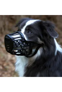 Trixie Kaganiec plastikowy dla psa rozmiar 4 (M) czarny [17604]