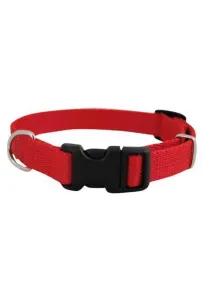 CHABA Obroża taśma regulowana 25mm x 60cm czerwona