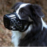 Trixie Kaganiec plastikowy dla psa rozmiar 3 (M) czarny [17603]