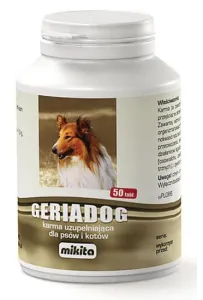 Mikita Geriadog 50 tabletek - preparat dla starszych lub osłabionych psów i kotów