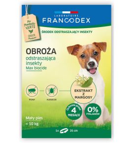 Francodex Obroża odstraszająca insekty małe psy do 10kg 35cm [FR179171]